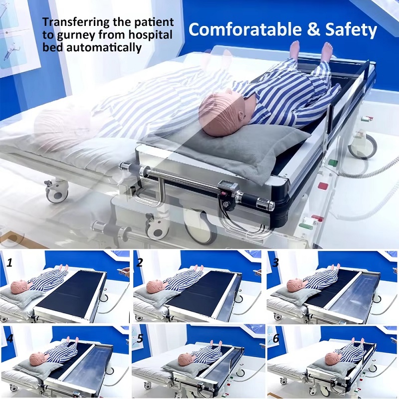 transfer patient from gurney to bed