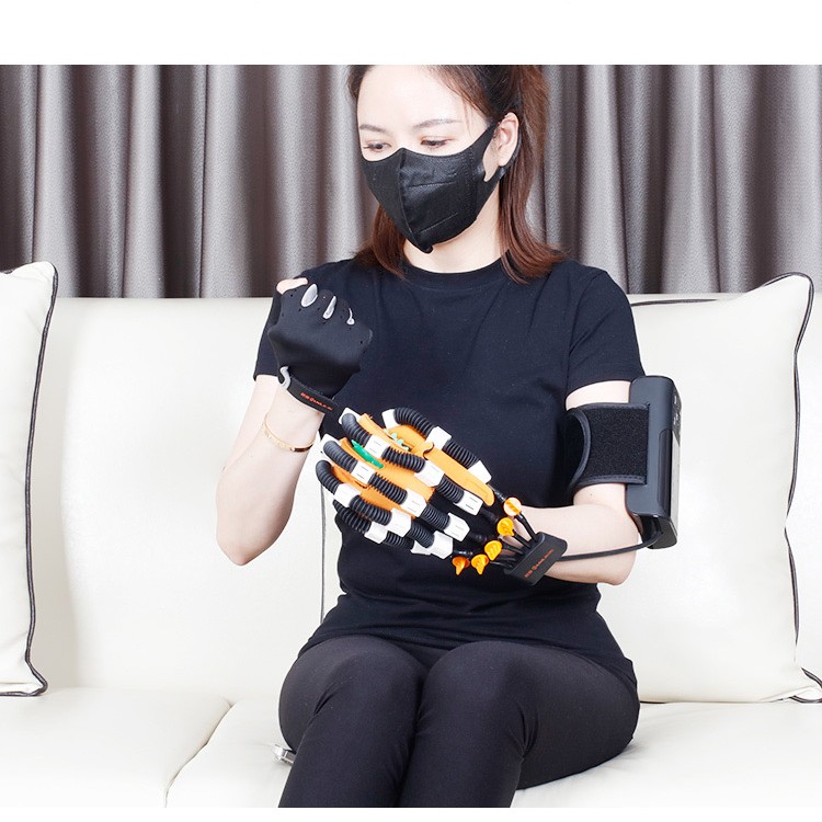 पुनर्वास रोबोट दस्ताने छवि चिकित्सा मदद स्ट्रोक हेमिप्लेजिया वसूली हाथ समारोह ऊपरी अंग मोटर समारोह;
